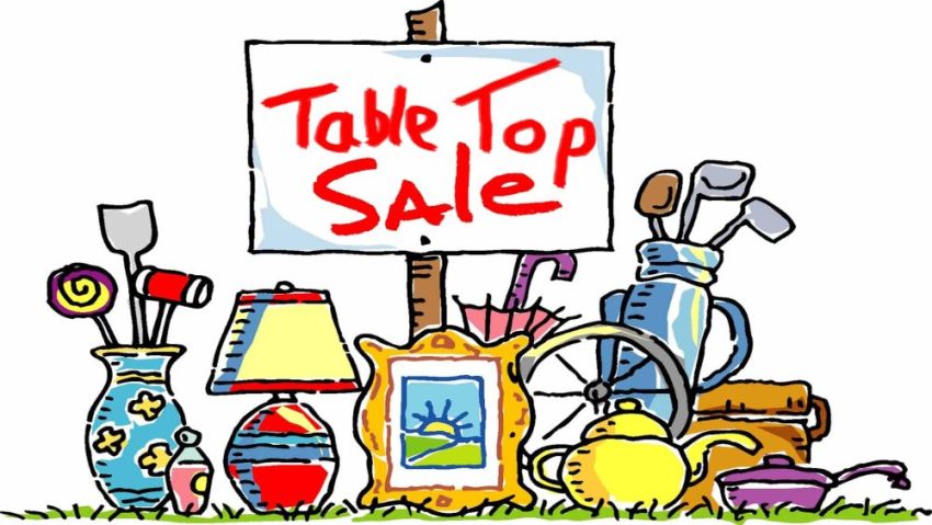 Table top sale